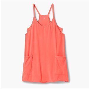 NWT Free People Movement Hot Shot Mini Dress- Neon Coral